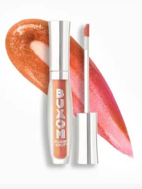 Buxom Plump Shot Lip Gloss — Coral Pink Shimmer